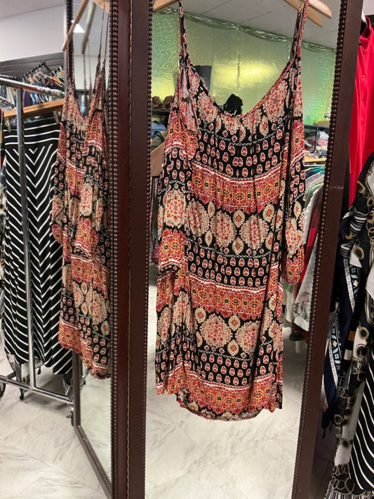 Vibe Dress 3X Black with multi floral NWT