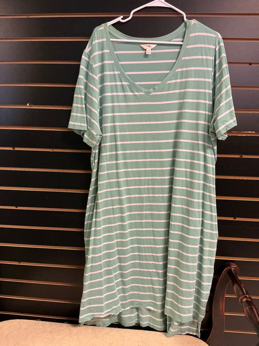 Terra & Sky Dress Green and White