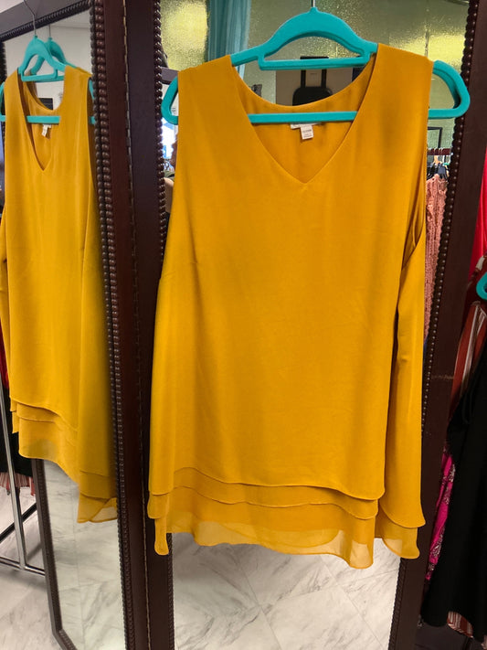EST. 1946 Sleeveless Blouse 22/24 Yellow