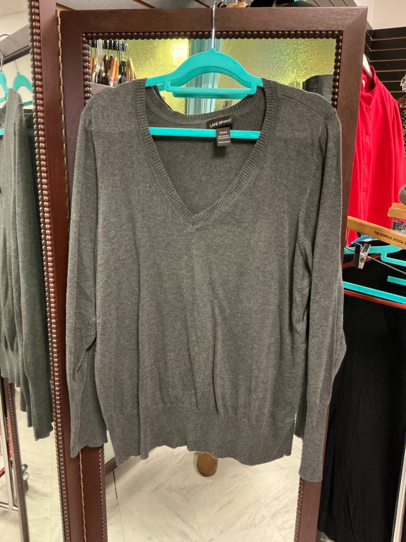 Lane Bryant Sweater 22/24 Gray
