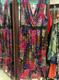 Unknown Dress 2X Multi-color with leopard print