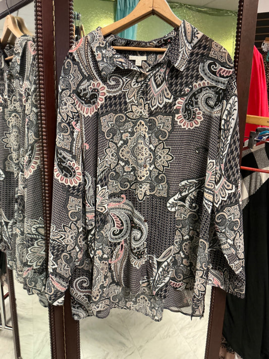 EST. 1946 Blouse 26/28 Multicolored