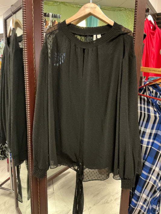 EST. 1946 Blouse 26/28 Black