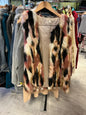 Mi Ami Faux Fur Vest L Multicolored