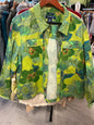 Evan-Picone Jacket 2X Multicolored with green emphasis