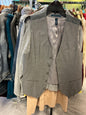 Perry Ellis Vest L Gray