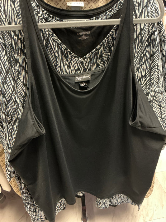 Maggie Barnes Tank Top 4X Black