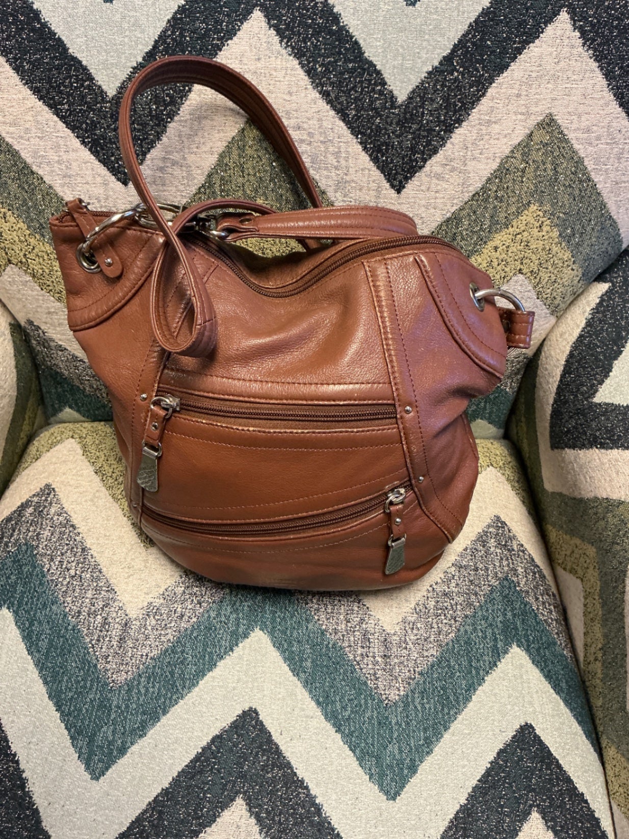 Mountain Stone Handbag Brown