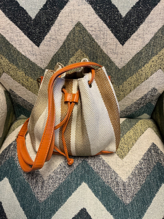 Unknown Bucket Bag Multicolor with brown accents