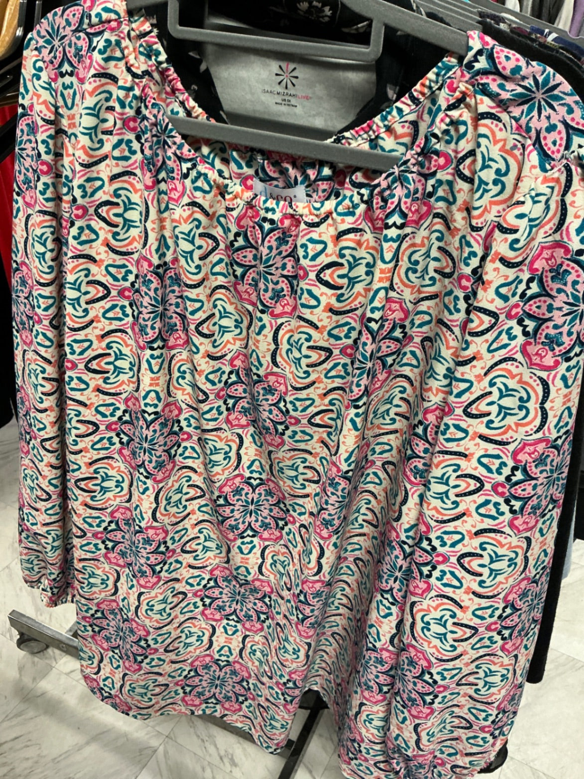 D & Co Blouse 4X Multicolor