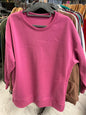 LS Sweatshirt 1X Pink NWT