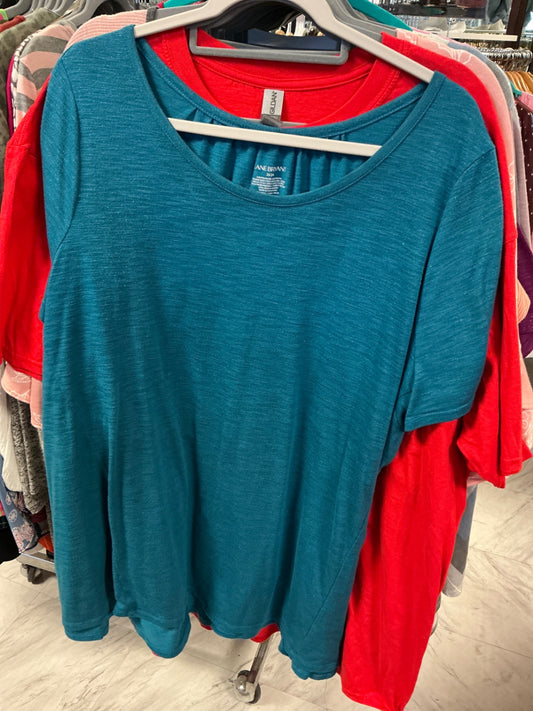 Lane Bryant T-Shirt 22/24 Teal