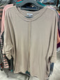 White Birch Blouse 3X Beige