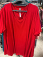 LuLaRoe T-Shirt 3X Red