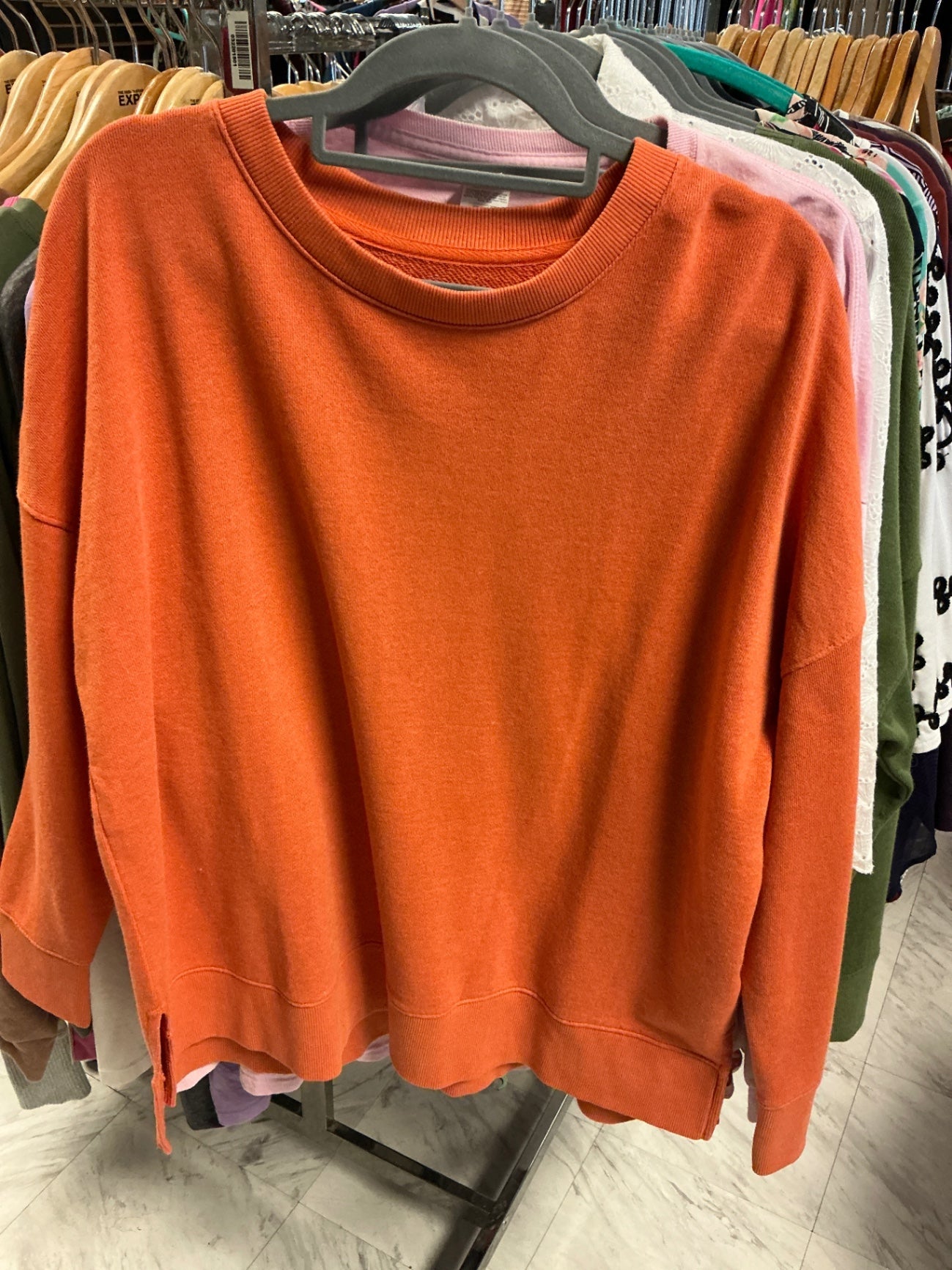 Time and Tru Sweatshirt XXXL Orange