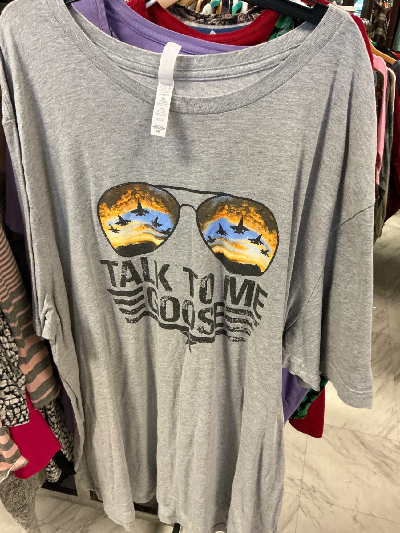 Canvas T-Shirt 4X Gray