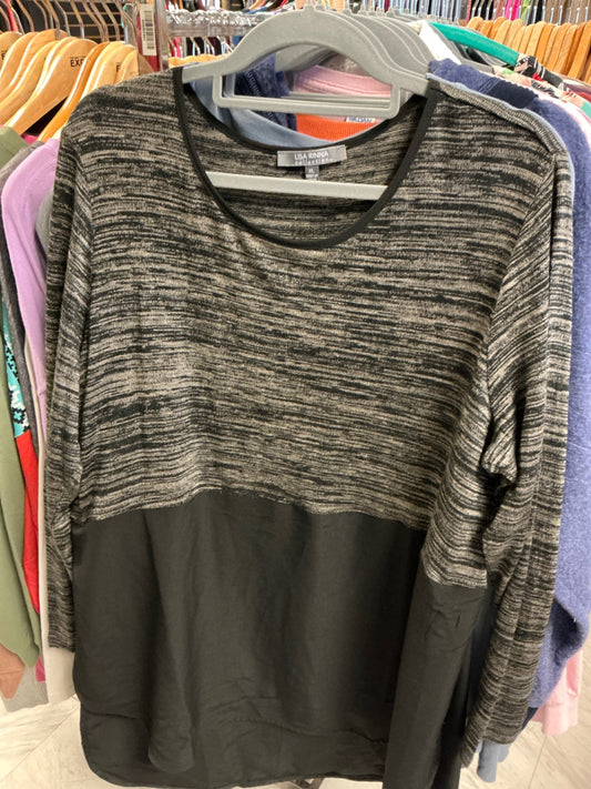 Lisa Rinna Tunic XL Black and Grey