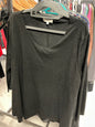 Umgee Long Sleeve Top 2X Black