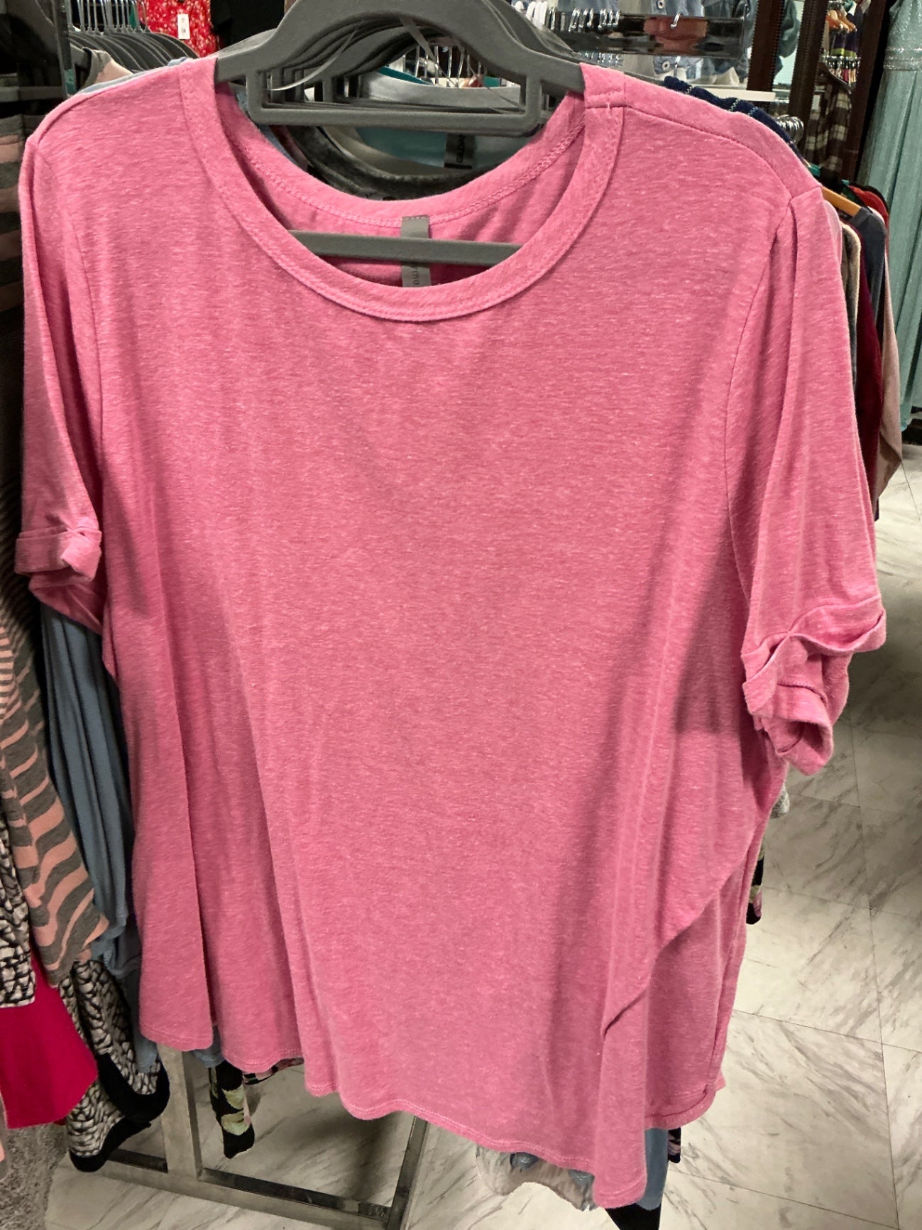 Honeyme Curvy T-Shirt XXXL Pink