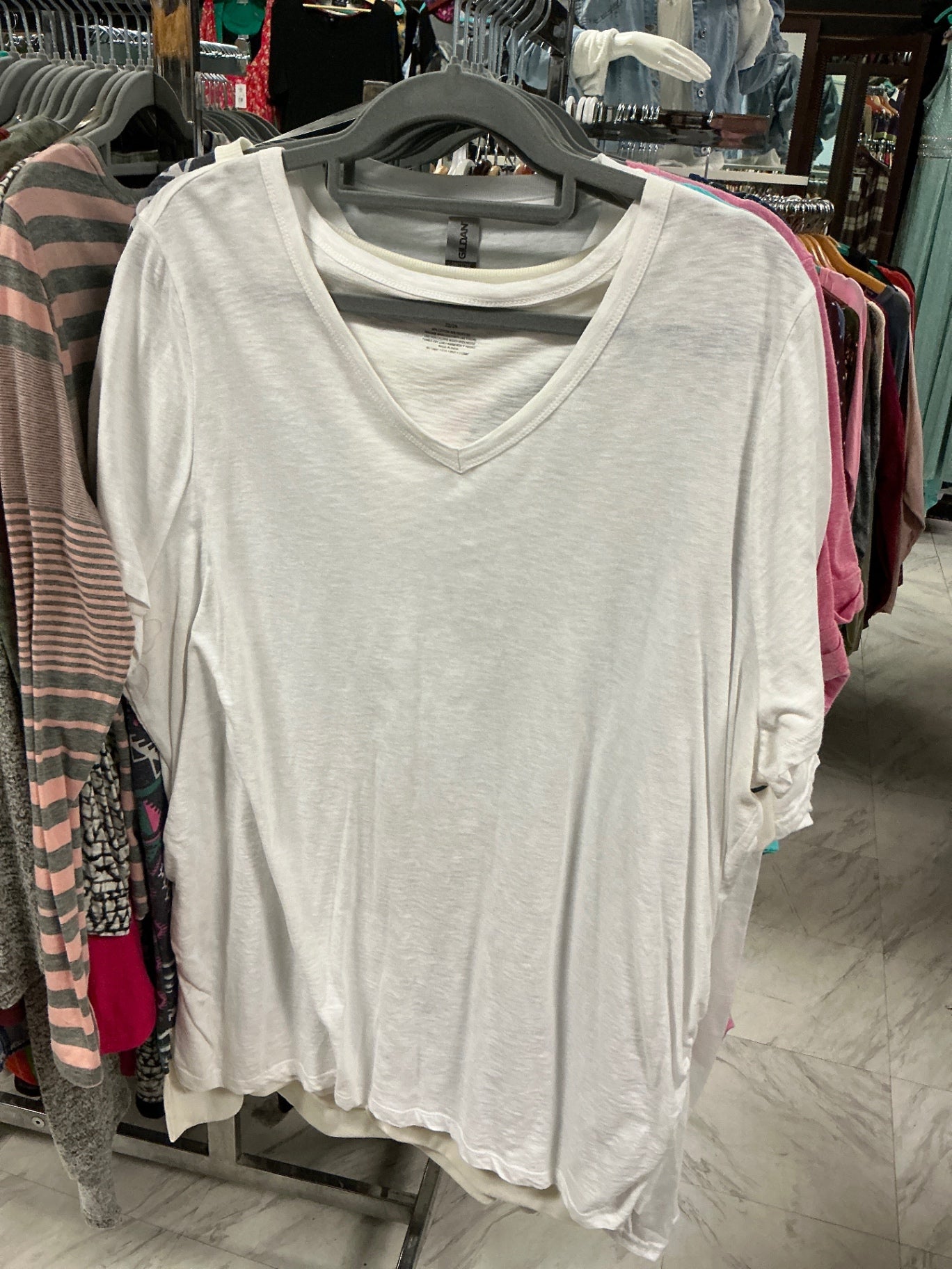 Lane Bryant T-Shirt 22/24 White