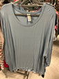Sew In Love Blouse 3X Light Blue
