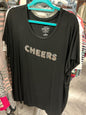 Torrid T-Shirt 3 Black CHEERS