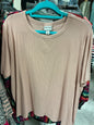 Ava & Viv T-Shirt 4X Beige