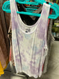 Terra & Sky Tank Top 4X Purple Tie-Dye NWT
