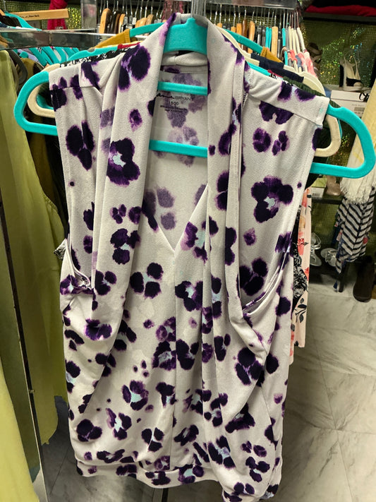 Lane Bryant Sleeveless Top 18/20 White and Purple