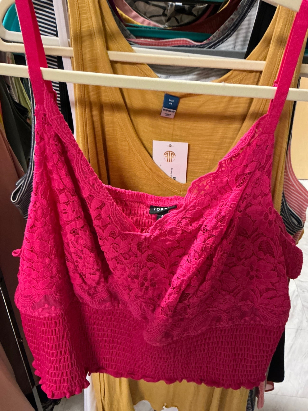 Torrid Crop Tank 4 Pink