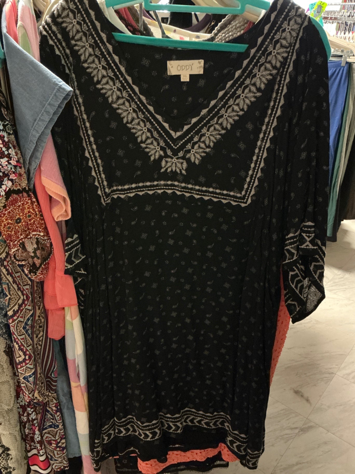 Oddy Dress 3XL Black