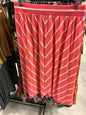 Faded Glory Skirt 3X Coral with white stripes