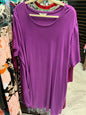 Terra & Sky Tunic Top 2X Purple