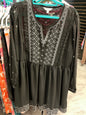 Time and Tru Tunic Dress XL Black