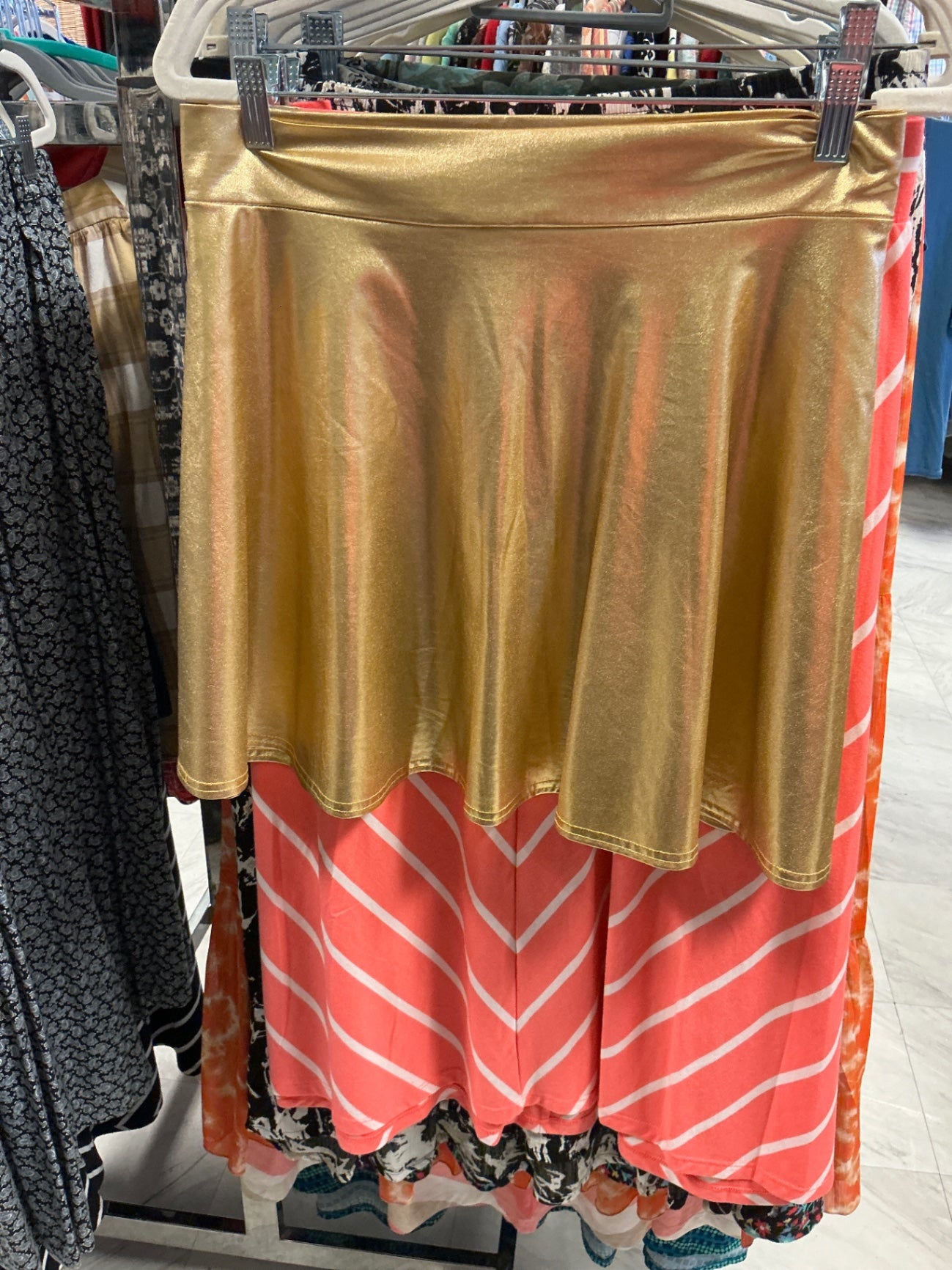 Kate Kasin Skirt 3X Gold
