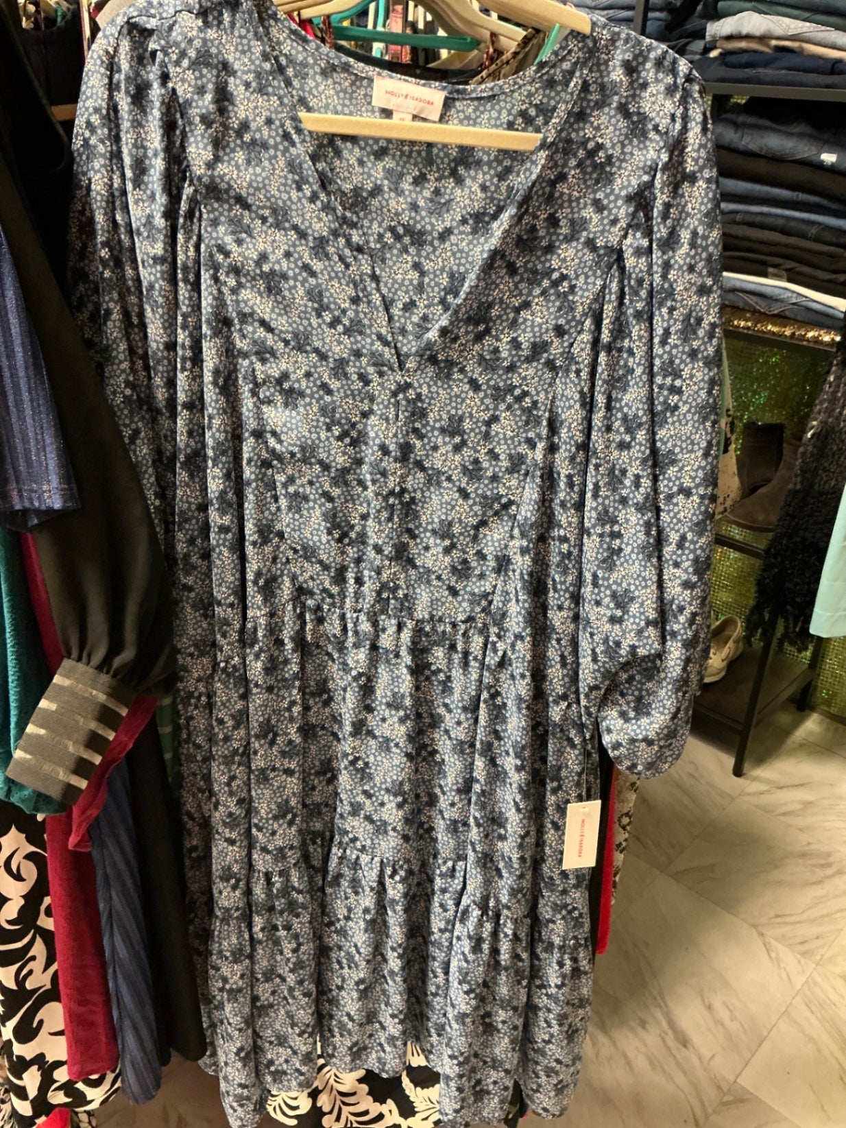 Molly & Isadora Dress 3X Blue