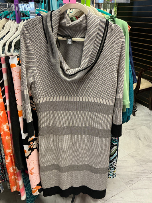 Nine West Sweater Dress XL Gray