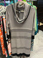 Nine West Sweater Dress XL Gray