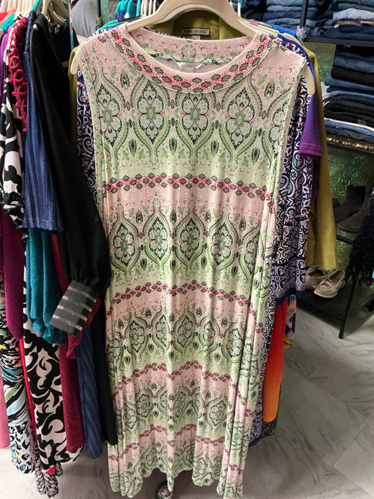 EST. 1946 Dress 18/20 Pink and Green