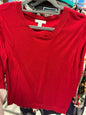 New York & Company Sweater 1X Red