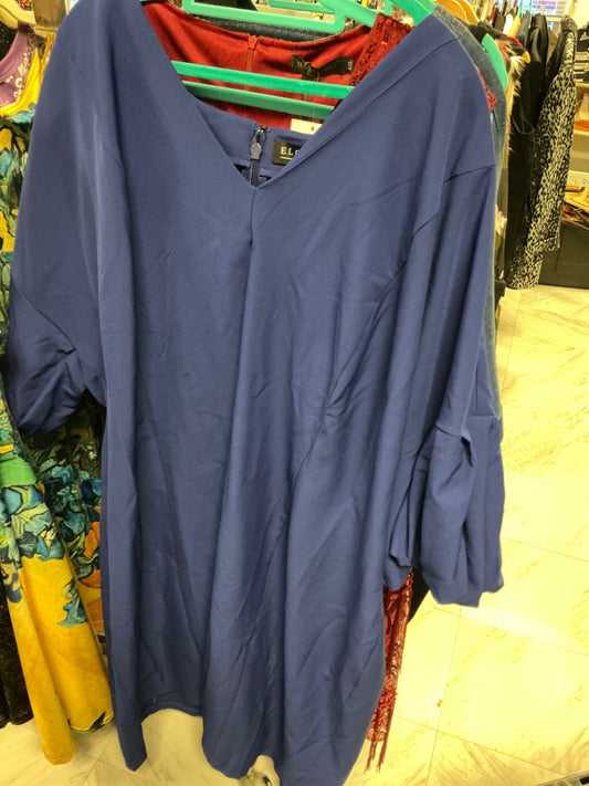 Eloquii Dress 28 Blue NWT