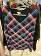 Talbots Sweater XL Multicolor with black