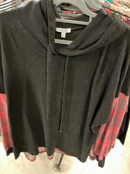 White Birch Hoodie 3X Black