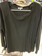 White Birch Long Sleeve Top 3X Black