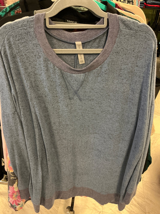 Honeyme Curvy Sweatshirt XXXL Blue