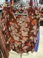 Torrid Blouse 3 Floral/Leopard