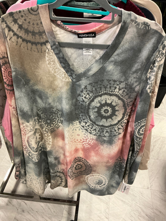 Heimish USA Long Sleeve Top 3XL Multicolor
