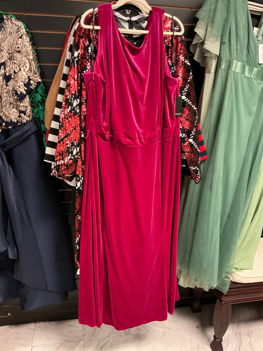 Eloquii Dress 28 Magenta NWT