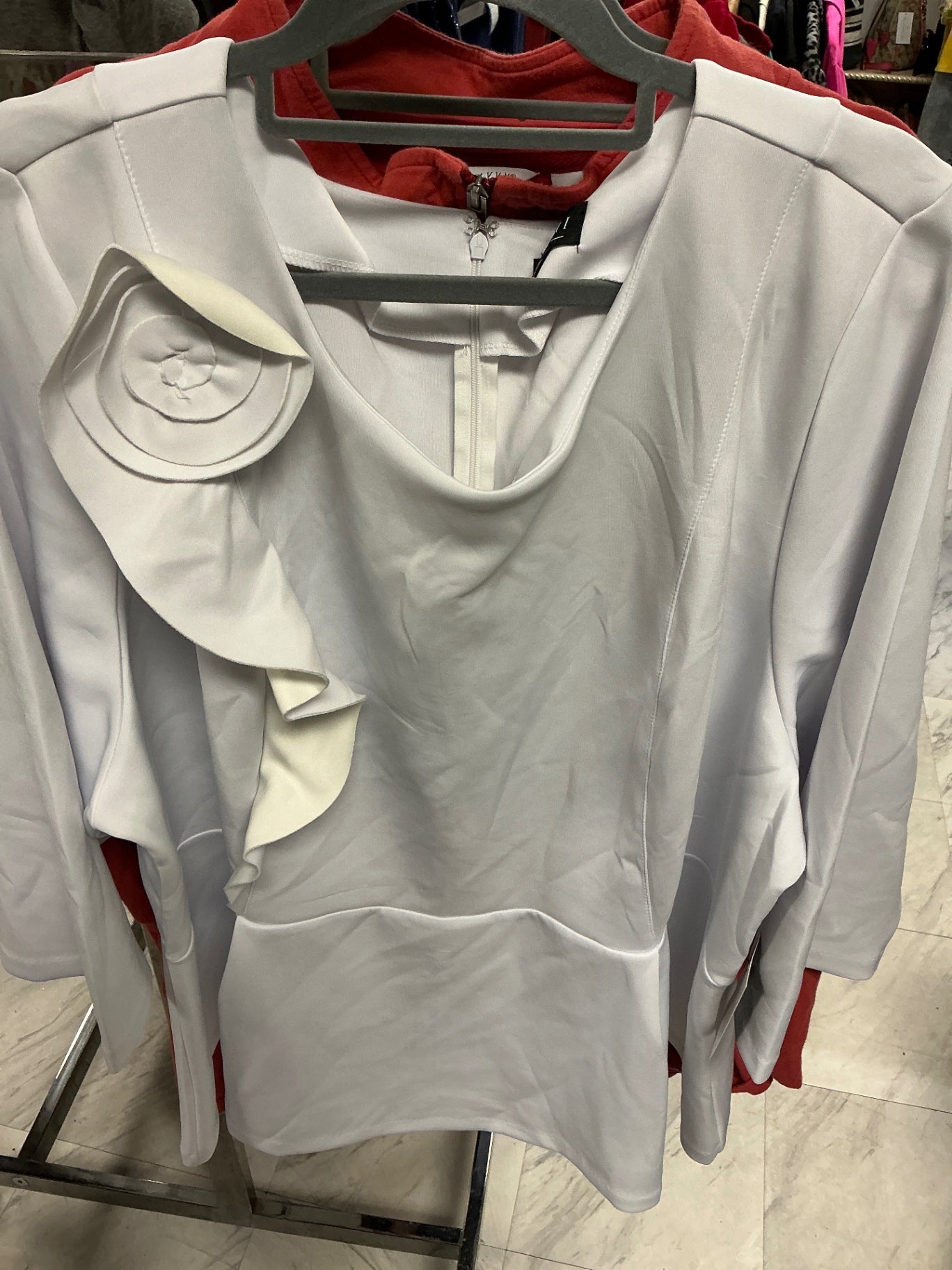 Eloquii Blouse 28 White NWT