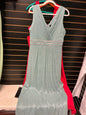 R & M Richards Evening Dress 14 Mint Green